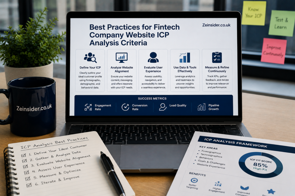 Fintech Company Website ICP Analysis Criteria