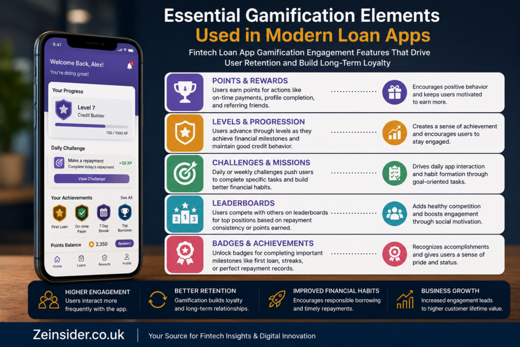 Fintech Loan App Gamification Engagement Features
