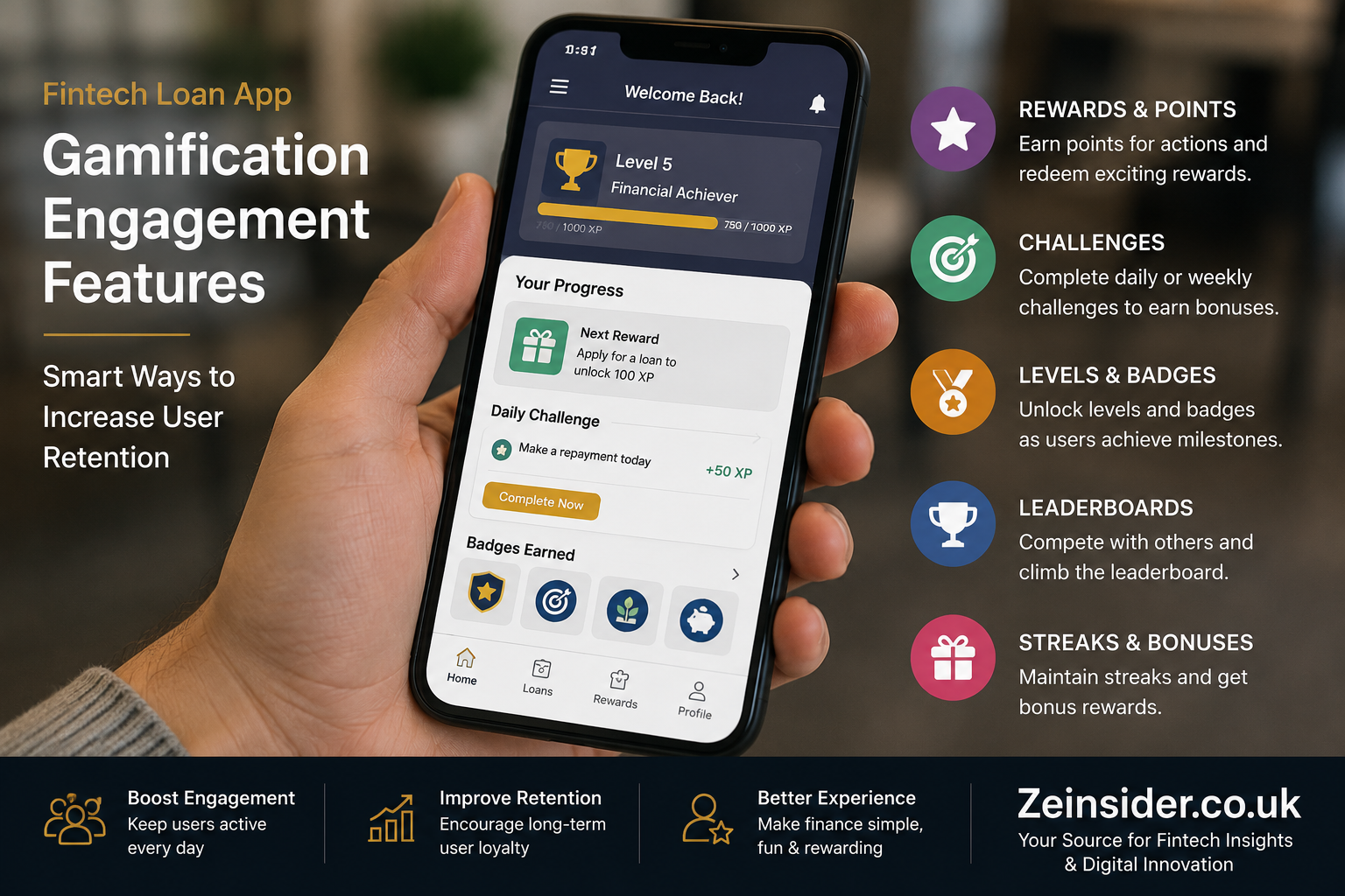 Fintech Loan App Gamification Engagement Features