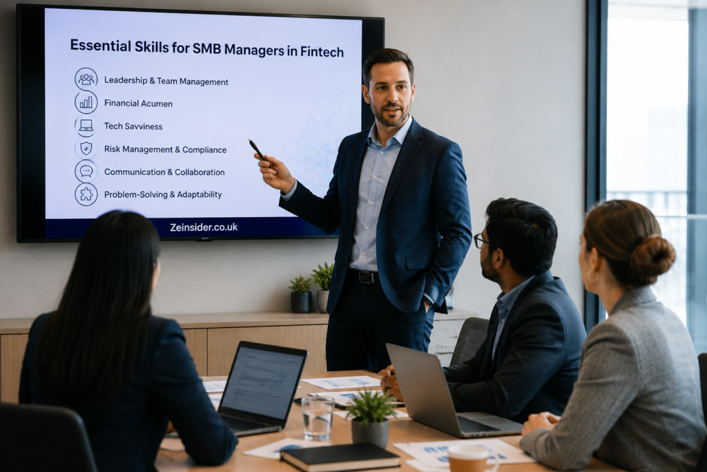 SMB Manager Fintech Role Driving Team Management